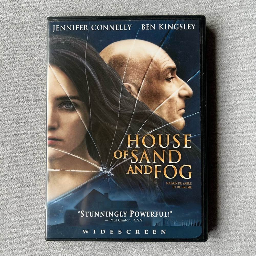 3 for $15 ~ House of Sand and Fog  ~ Jennifer Connelly Ben Kingsley ~ DVD